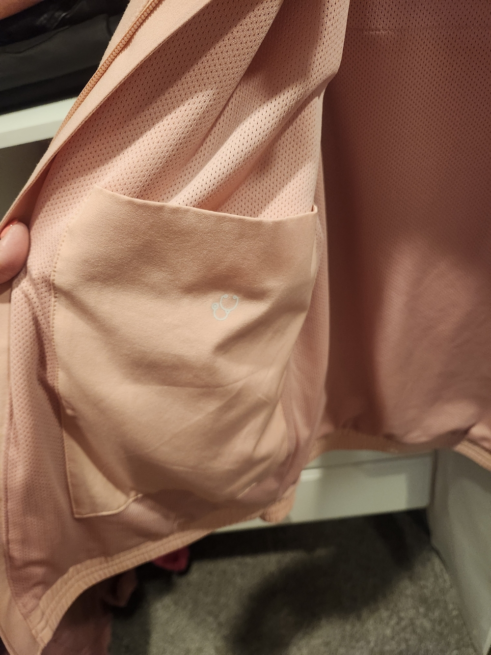 Figs Pink Sand Sydney Scrub Jacket M - Picture 7 of 9